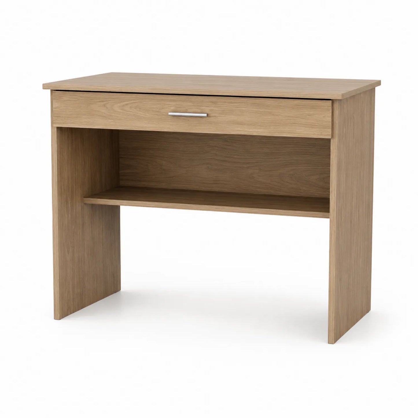 Bureau en bois de chêne avec tiroir 100x50x75 cm
