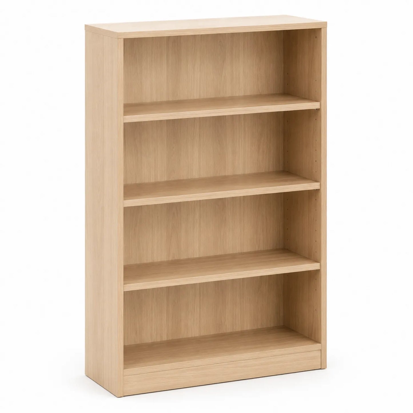 Bibliothèque en bois chêne clair avec 4 étagères